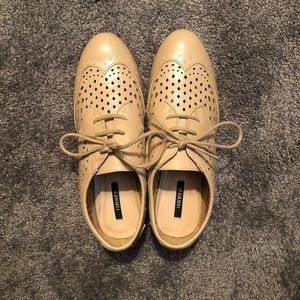 Tan shoes